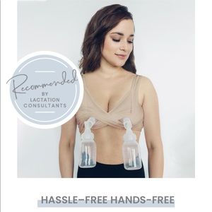 Larken X hands free pumping bra Large